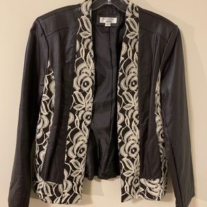 Faux Leather Jacket by Yvonne Marie for Revue